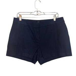 J.Crew Navy Chino Shorts Size 10 3.5” Inseam Classic Preppy